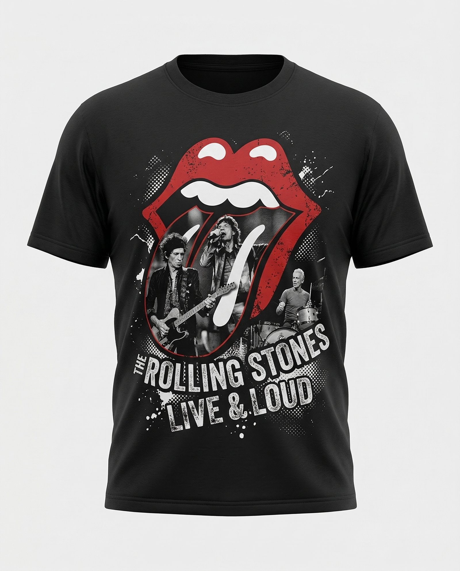 Remera The Rolling Stones Live & Loud