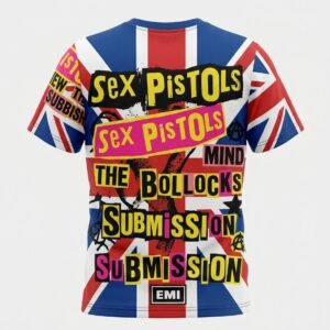 Remera Sex Pistols – Never Mind the Bollocks - Detalle