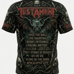 Remera Testament – The Legacy - Detalle