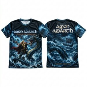 Remera Amon Amarth – Twilight of the Thunder God - Detalle