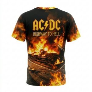 Remera AC/DC – Highway to Hell - Detalle