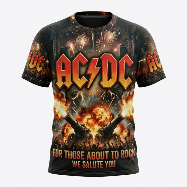 Remera AC/DC – For Those About to Rock