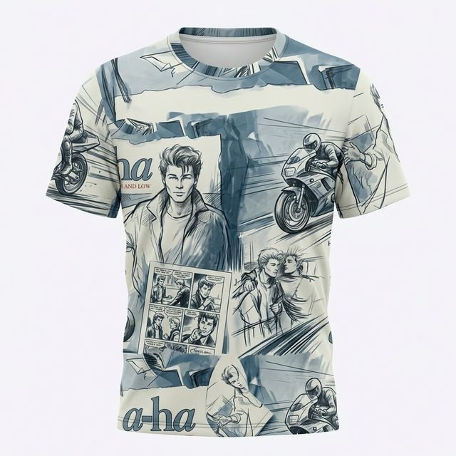 Remera A-ha – Hunting High and Low