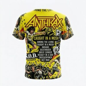 Remera Anthrax – Among the Living - Detalle