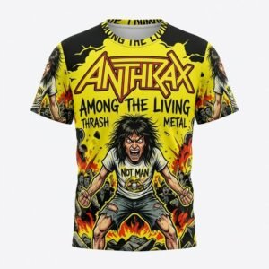 Remera Anthrax - Among the Living