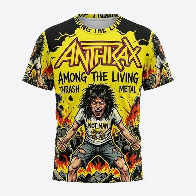 Remera Anthrax – Among the Living