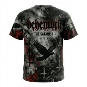 Remera Behemoth – The Satanist - Detalle