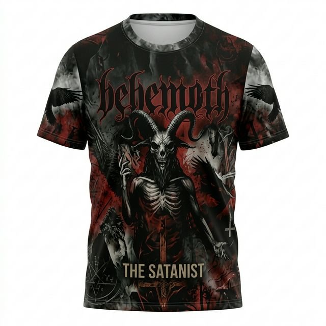 Remera Behemoth – The Satanist