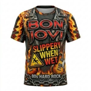 Remera Bon Jovi - Slippery When Wet
