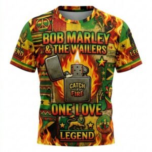 Remera Bob Marley - Catch a Fire