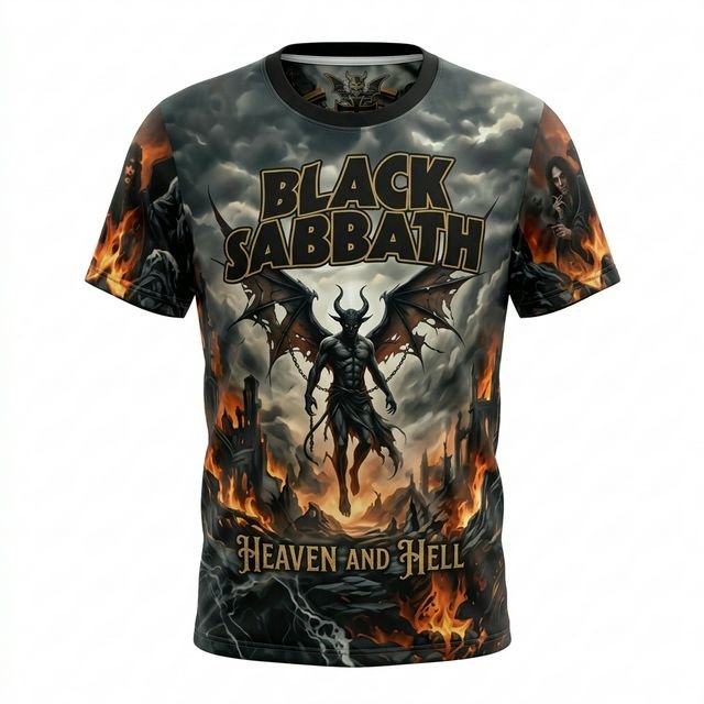 Remera Black Sabbath – Heaven and Hell