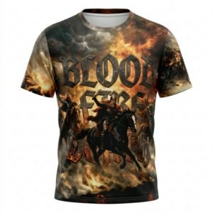 Remera Bathory – Blood Fire Death - Detalle
