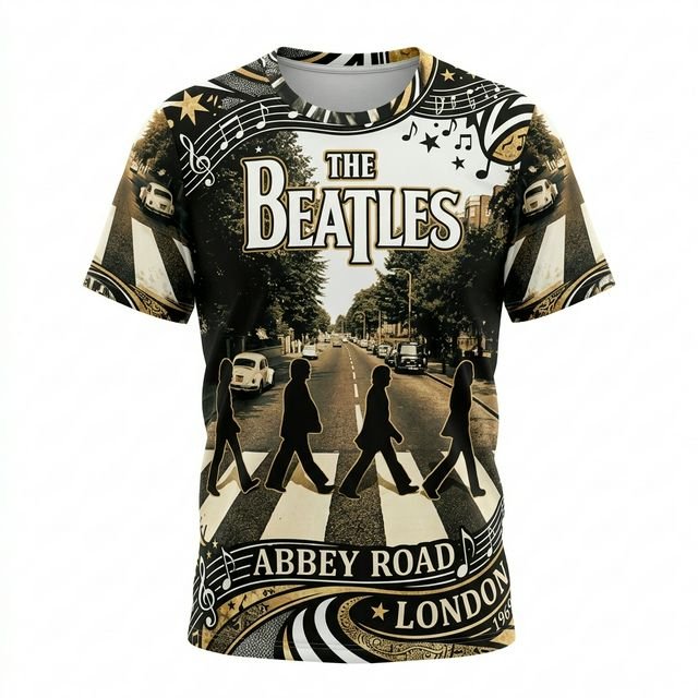 Remera The Beatles – Abbey Road