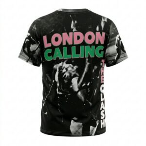 Remera The Clash – London Calling - Detalle