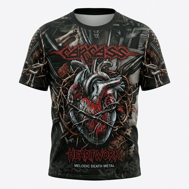 Remera Carcass – Heartwork