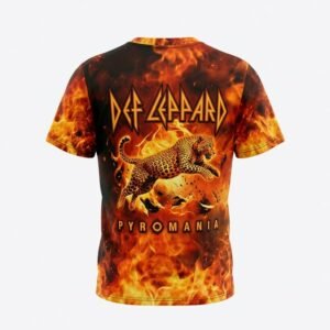 Remera Def Leppard – Pyromania - Detalle