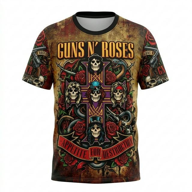 Remera Guns N Roses – Appetite for Destruction