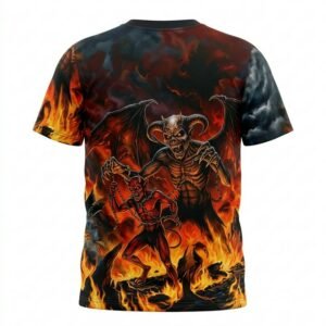 Remera Iron Maiden – The Number of the Beast - Detalle