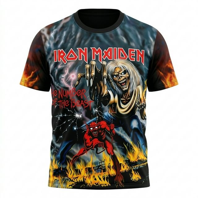 Remera Iron Maiden – The Number of the Beast