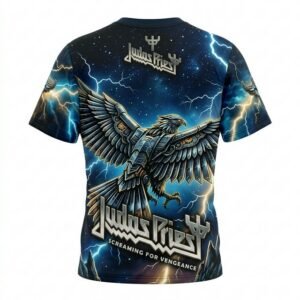 Remera Judas Priest – Screaming for Vengeance - Detalle