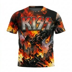 Remera Kiss – Destroyer - Detalle