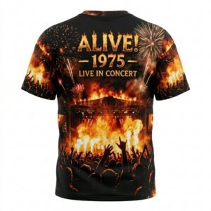 Remera KISS – Alive! - Detalle