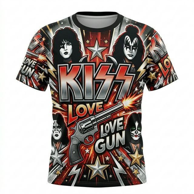 Remera KISS – Love Gun