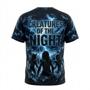 Remera KISS – Creatures of the Night - Detalle