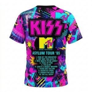 Remera KISS – Asylum - Detalle