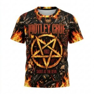 Remera Motley Crue - Shout at the Devil