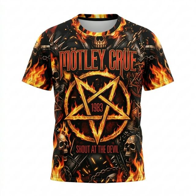 Remera Motley Crue – Shout at the Devil