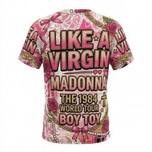 Remera Madonna – Like a Virgin - Detalle