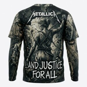 Remera Metallica – And Justice for All - Detalle