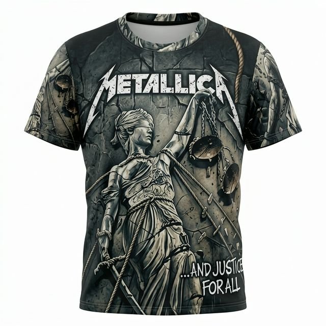 Remera Metallica – And Justice for All