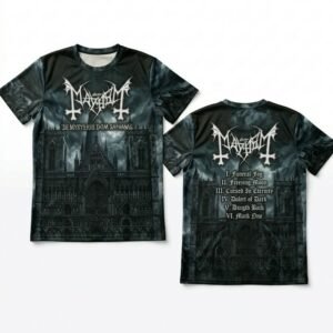 Remera Mayhem – De Mysteriis Dom Sathanas - Detalle
