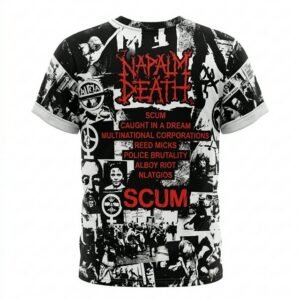 Remera Napalm Death – Scum - Detalle