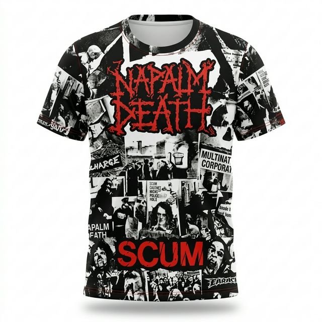Remera Napalm Death – Scum