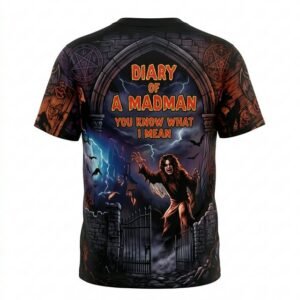 Remera Ozzy Osbourne – Diary of a Madman - Detalle