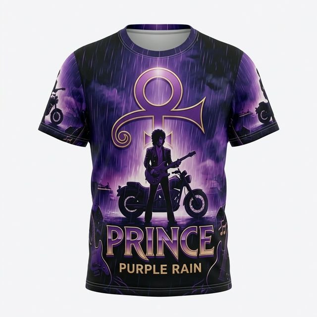 Remera Prince – Purple Rain