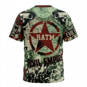 Remera Rage Against the Machine – Evil Empire - Detalle