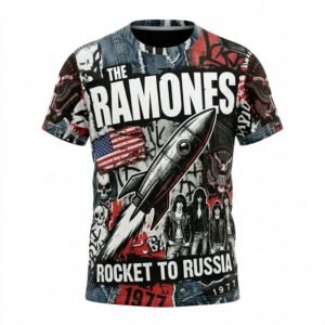 Remera The Ramones - Rocket to Russia