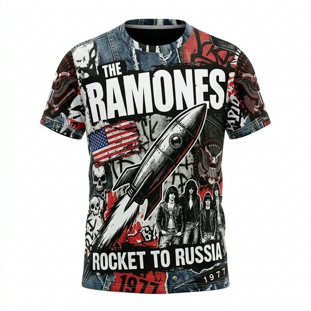 Remera The Ramones – Rocket to Russia