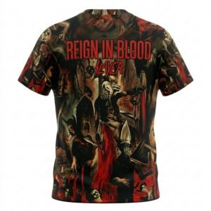 Remera Slayer – Reign in Blood - Detalle
