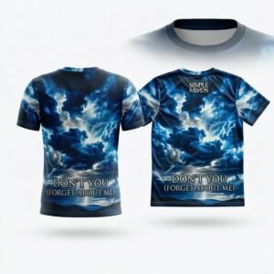 Remera Simple Minds – Once Upon a Time - Detalle