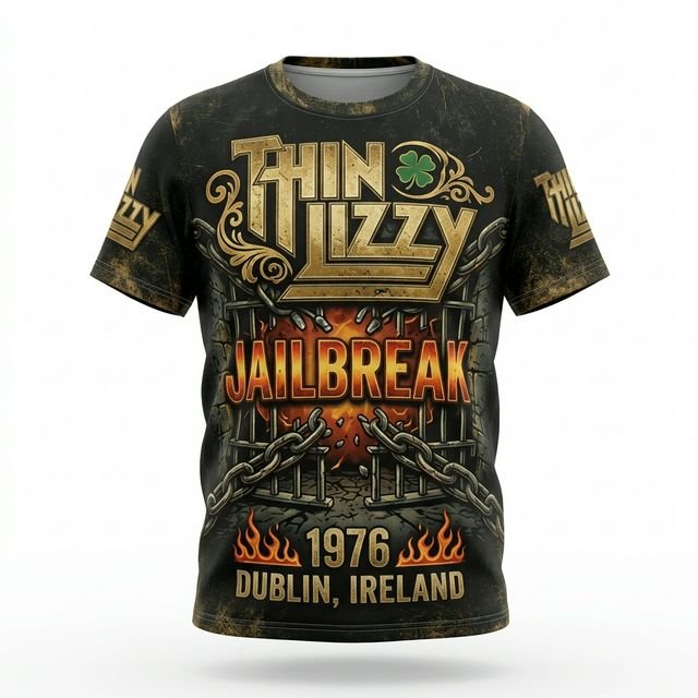 Remera Thin Lizzy – Jailbreak
