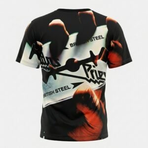 Remera Judas Priest – British Steel - Detalle