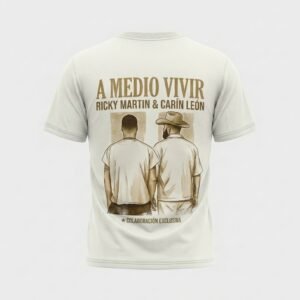 Remera Ricky Martin – A Medio Vivir - Detalle