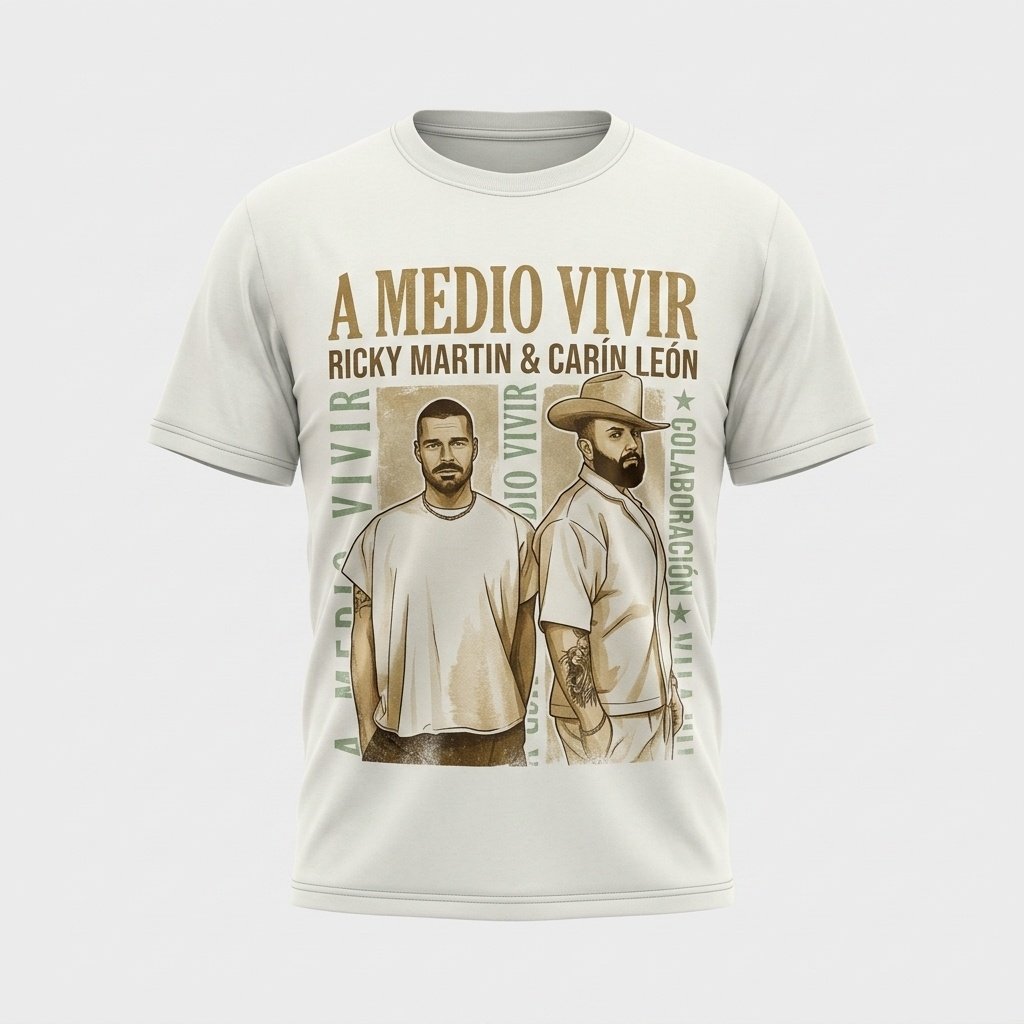 Remera Ricky Martin – A Medio Vivir
