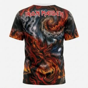 Remera Iron Maiden – The Number of the Beast - Detalle